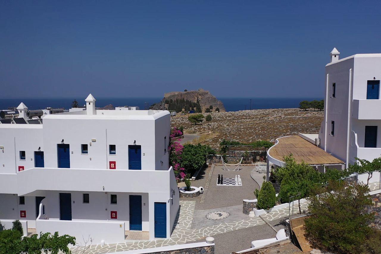 'Lindian Myth' Sea View Studios Líndosz Kültér fotó